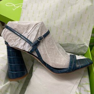 Sam Edelman Indigo Croco Heels